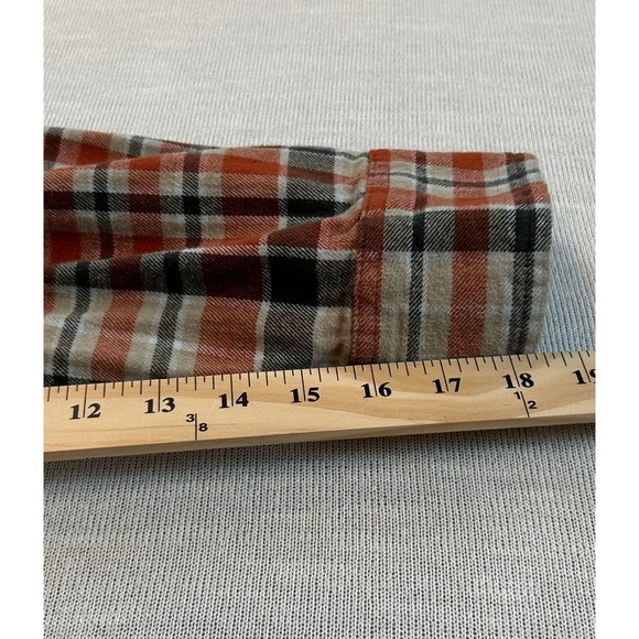 Eddie Bauer Mens Plaid Flannel Shirt Long Sleeve Button Up Big and Tall Size XXL - Picture 5 of 10